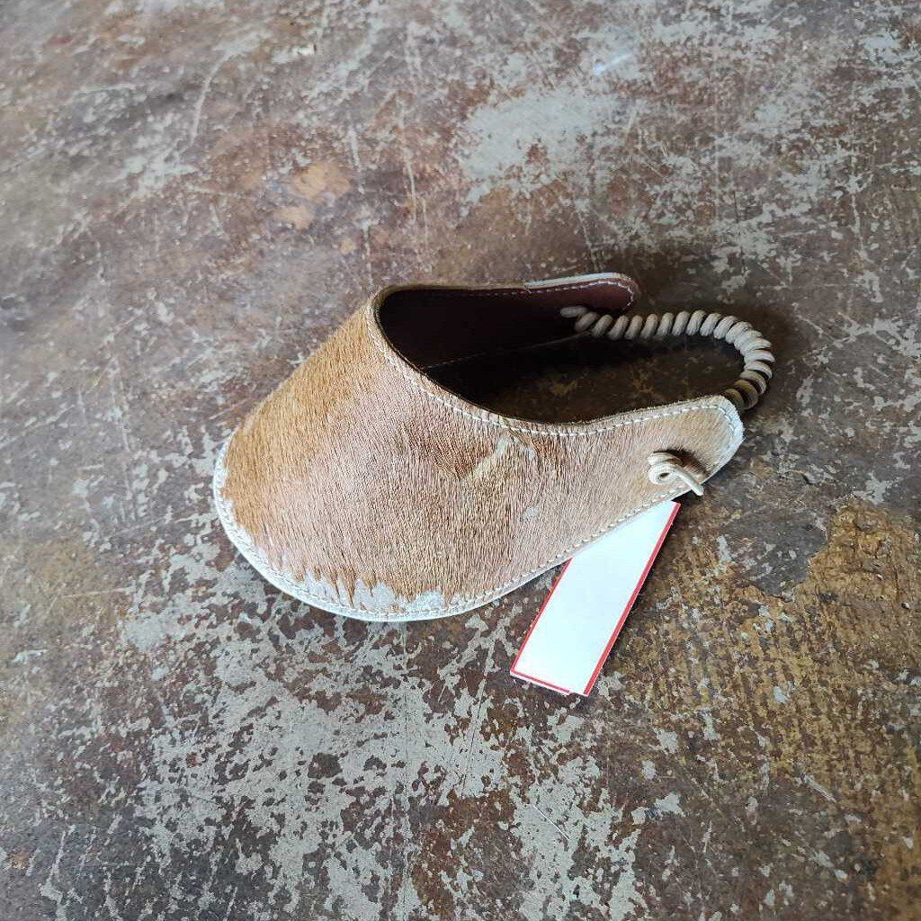 Cowhide visor