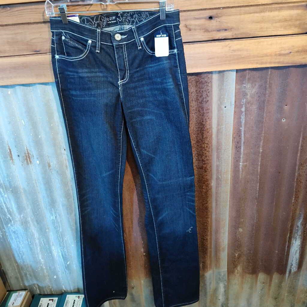 ladies boot cut jeans Q baby