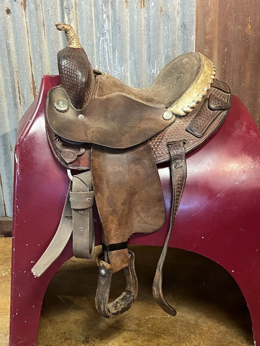 Youth size barrel saddle