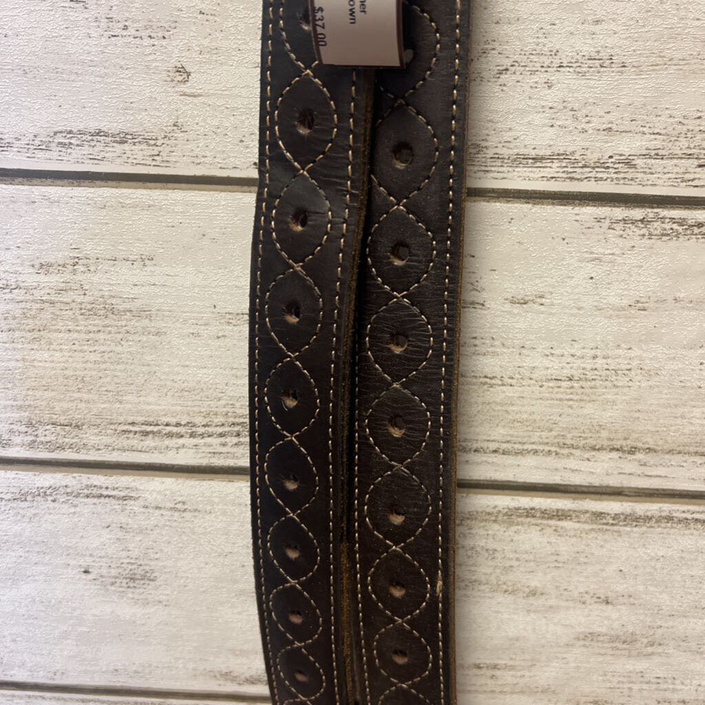 Leather Back cinch billet Set