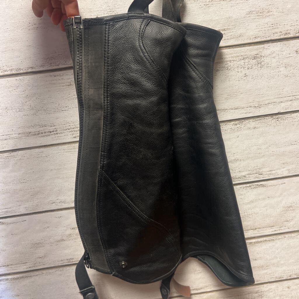 Leather half chaps