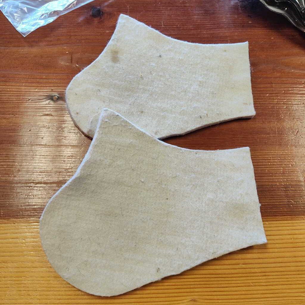 (2) Felt shims for half pad