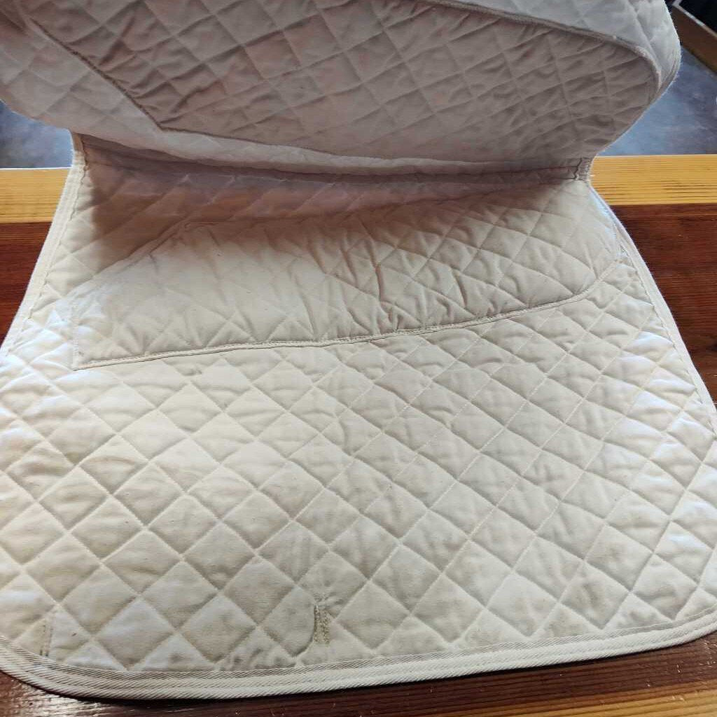 Quilted pad w/ wooden incerts