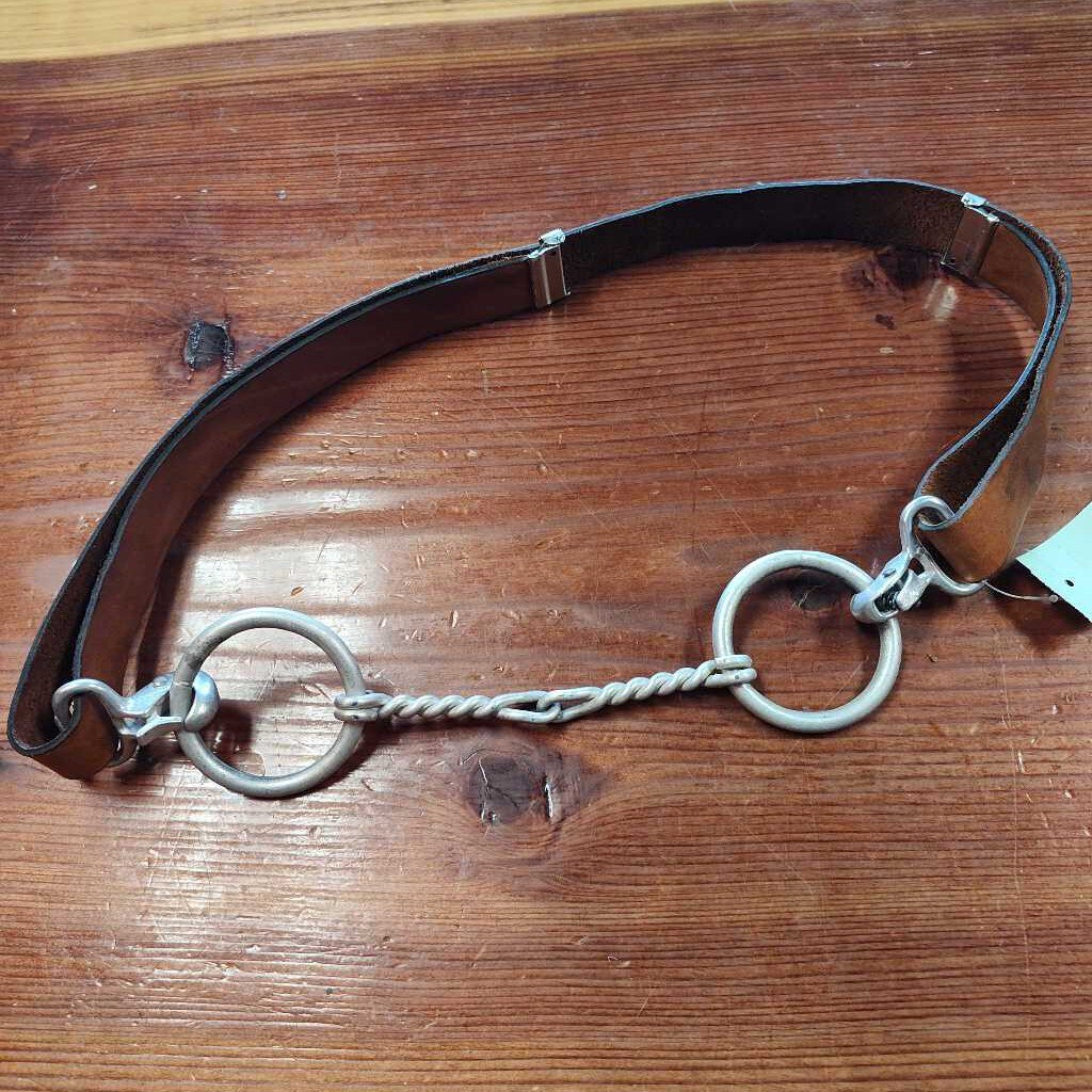 Twisted wire pony bit belt