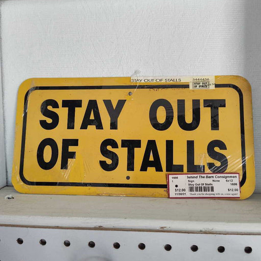 Stay Out Of Stalls