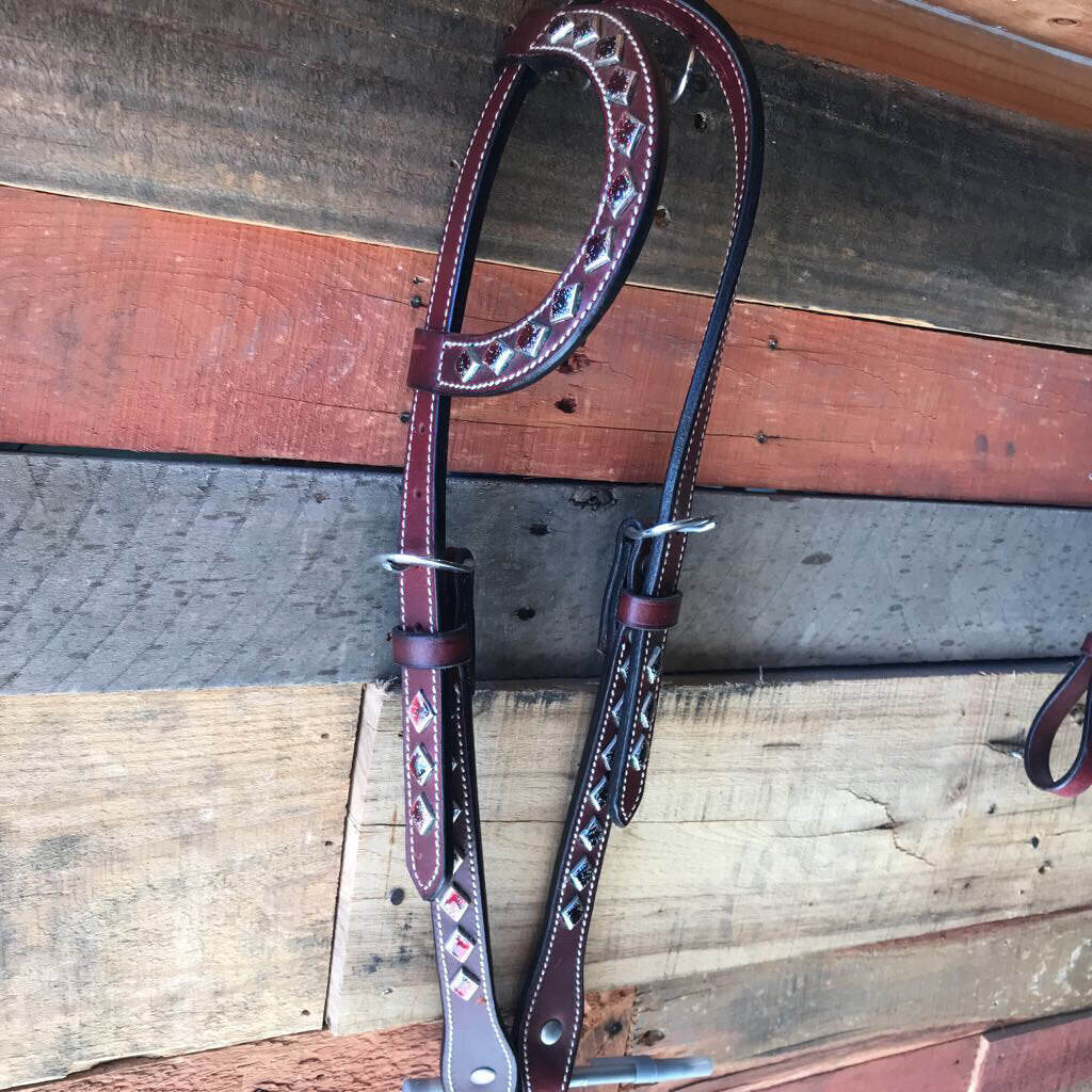 Tack Set Purple W/ Diamonds