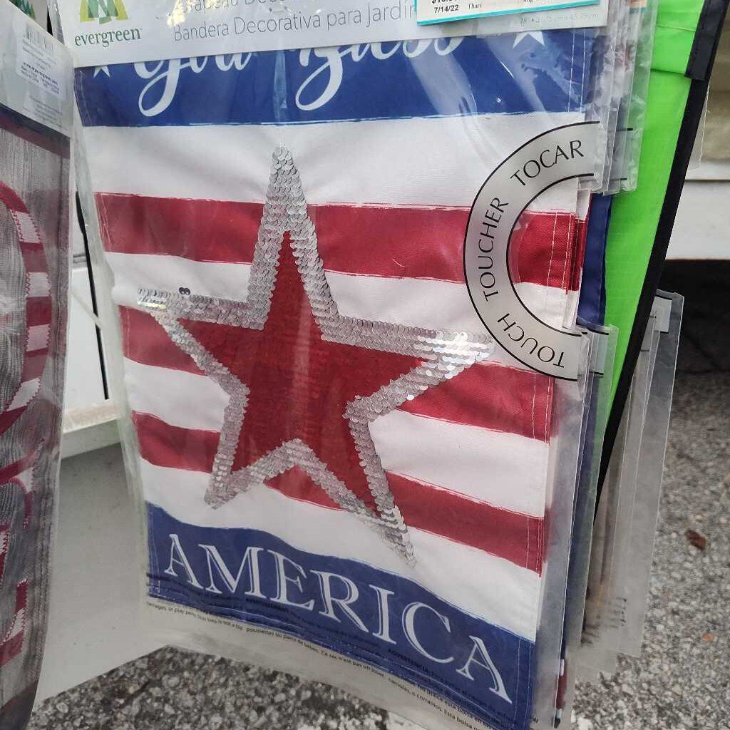 Flag Star God Bless America