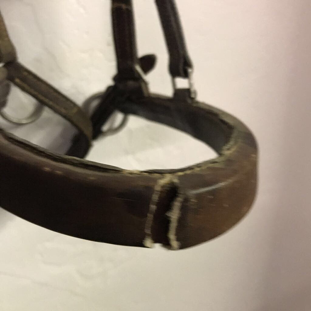 Bitless Bridle Sidepull- Harness Leather