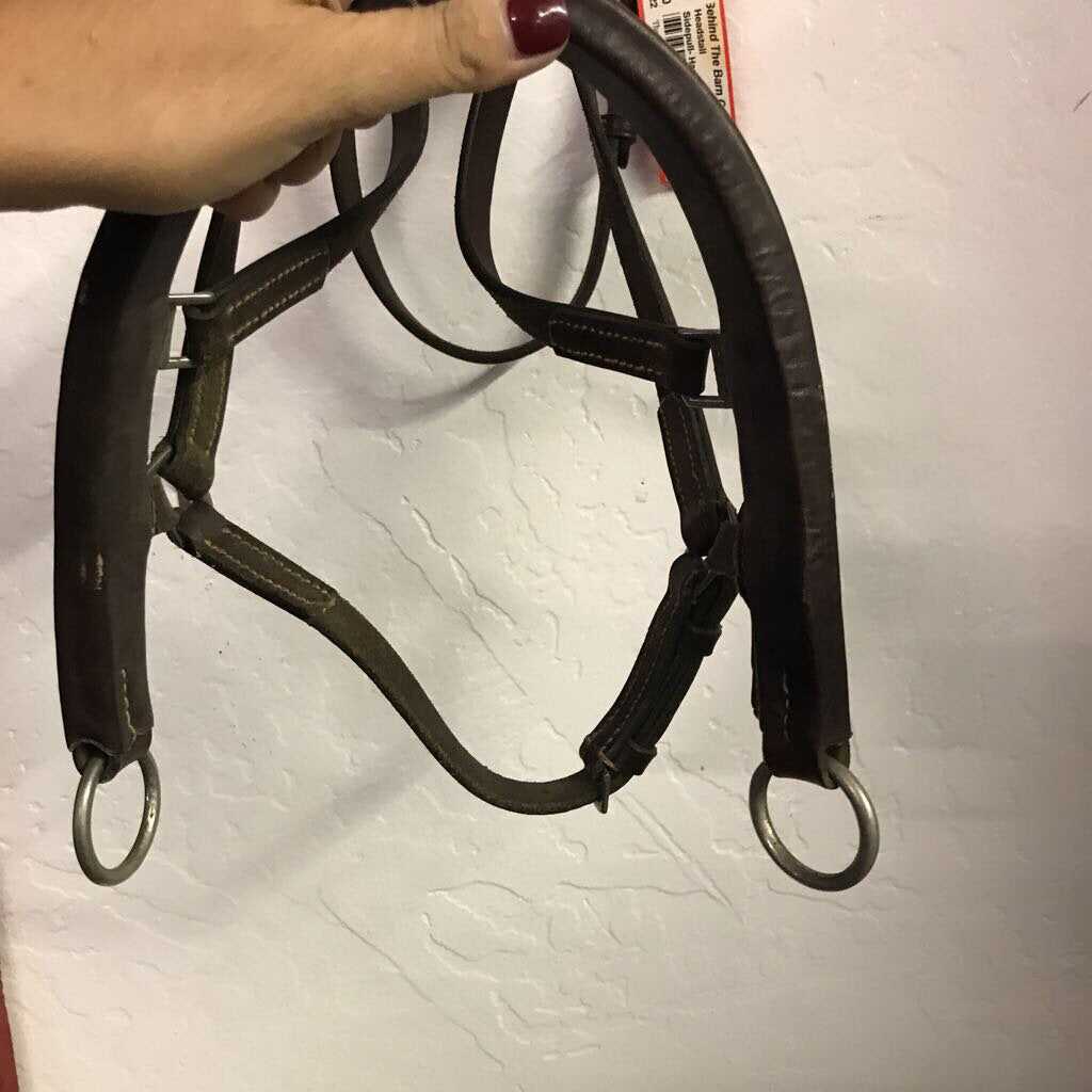 Bitless Bridle Sidepull- Harness Leather
