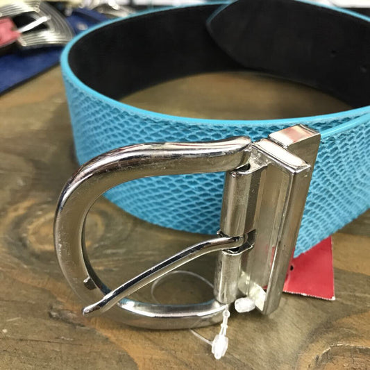 Reversable Belt Teal/blac