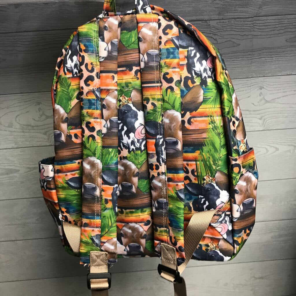 Backpack Cow On Leopard