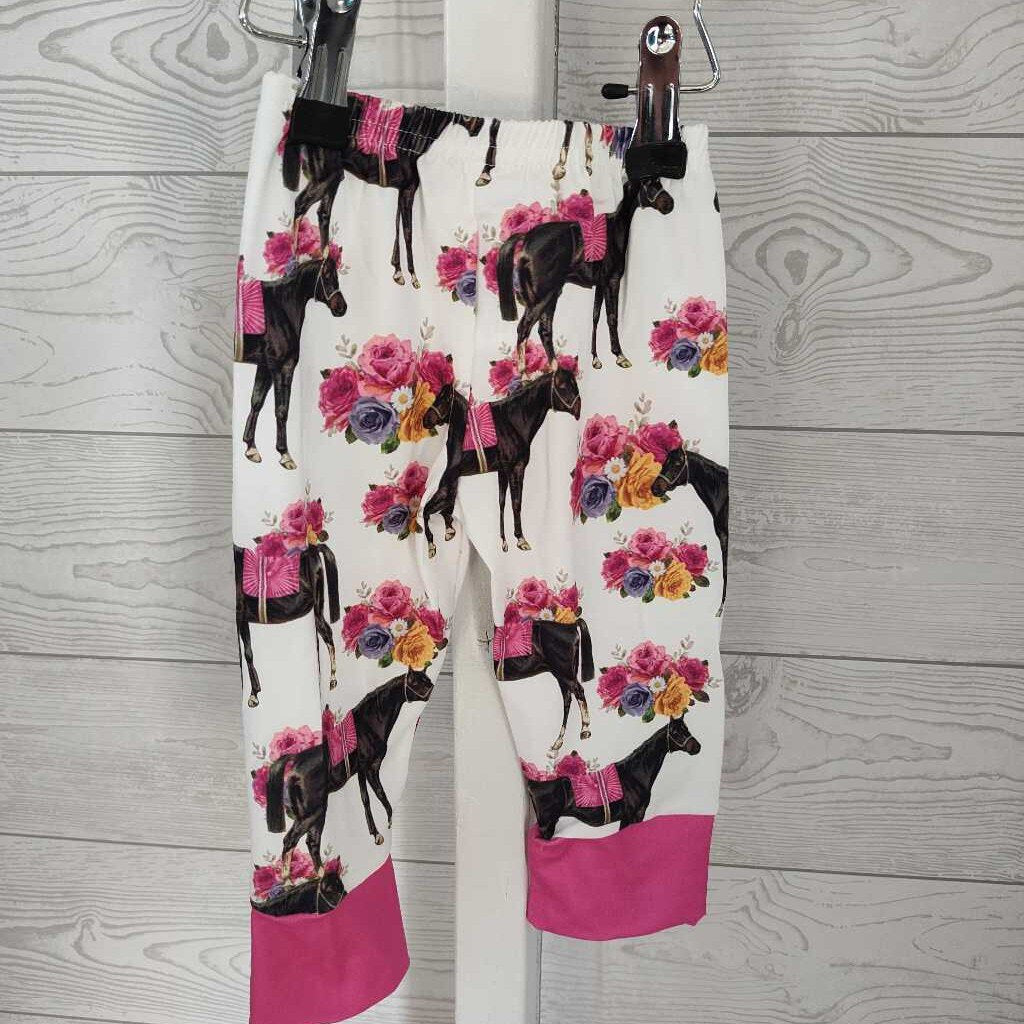 Floral Horse Print