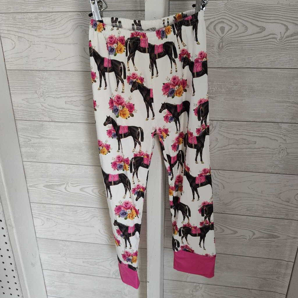 Floral Horse Print