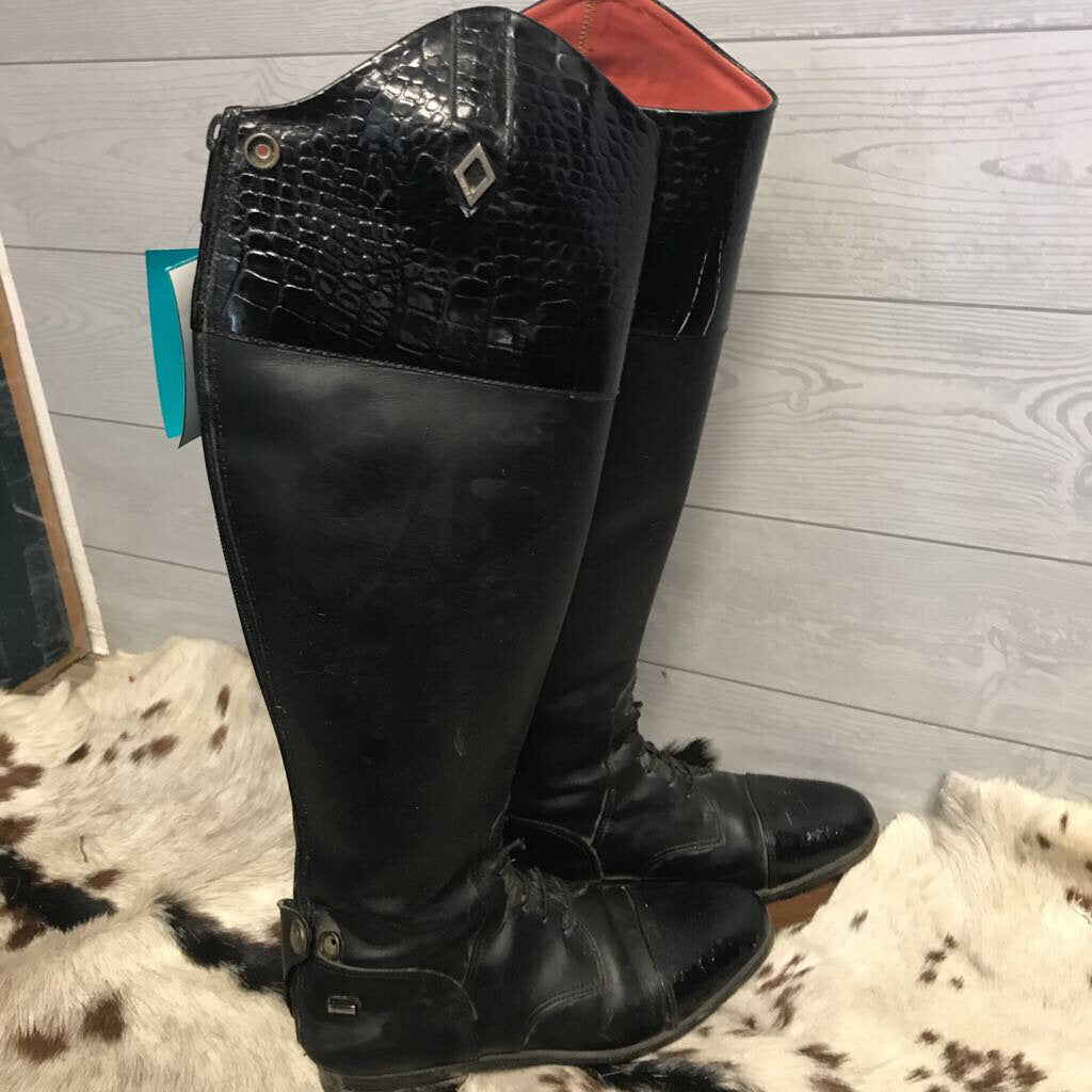 field boots- Gator tops- custom