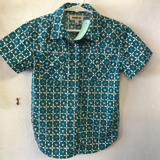 short sleeve snap front