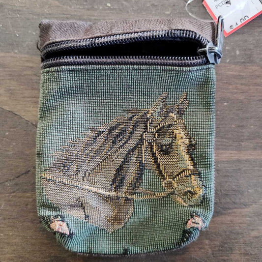 Coin purse with horse head