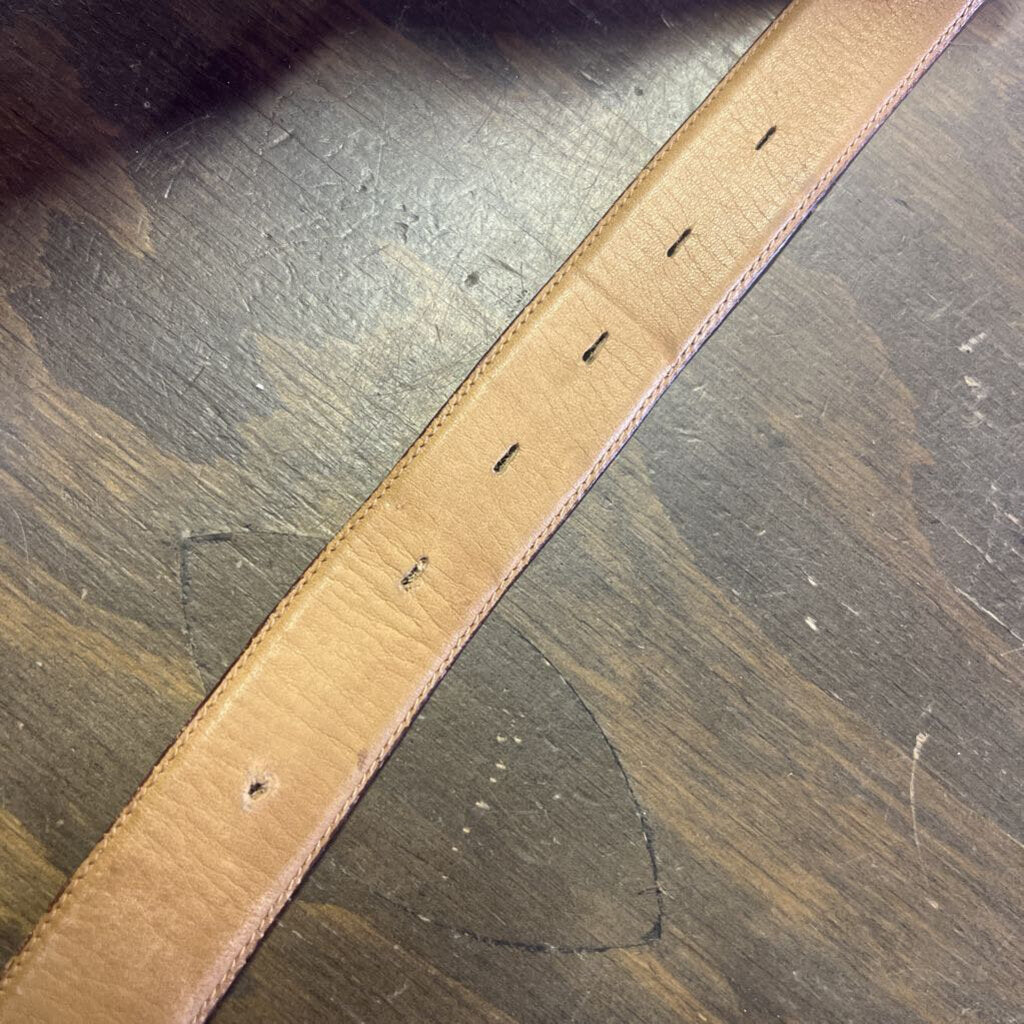 Leather belt- smooth
