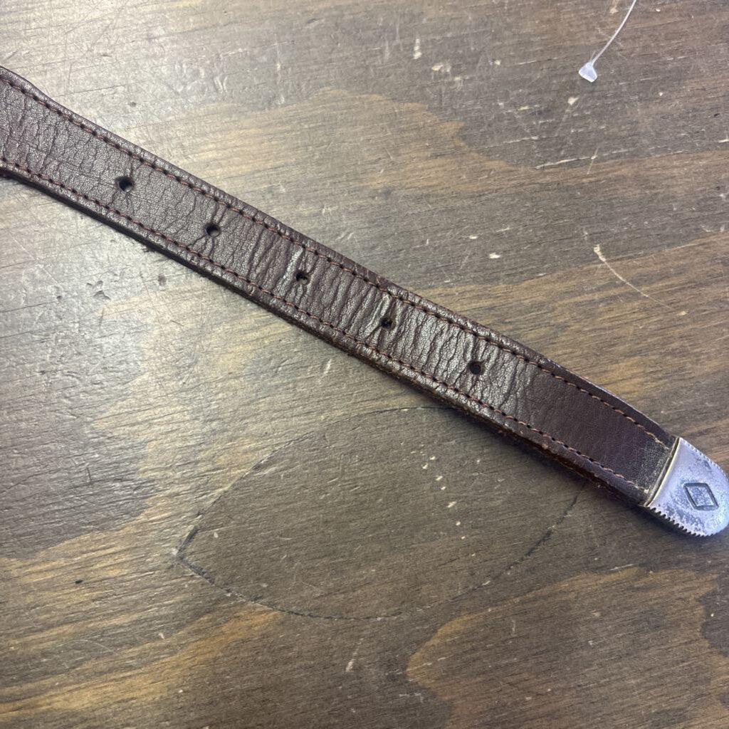 Leather belt- smooth