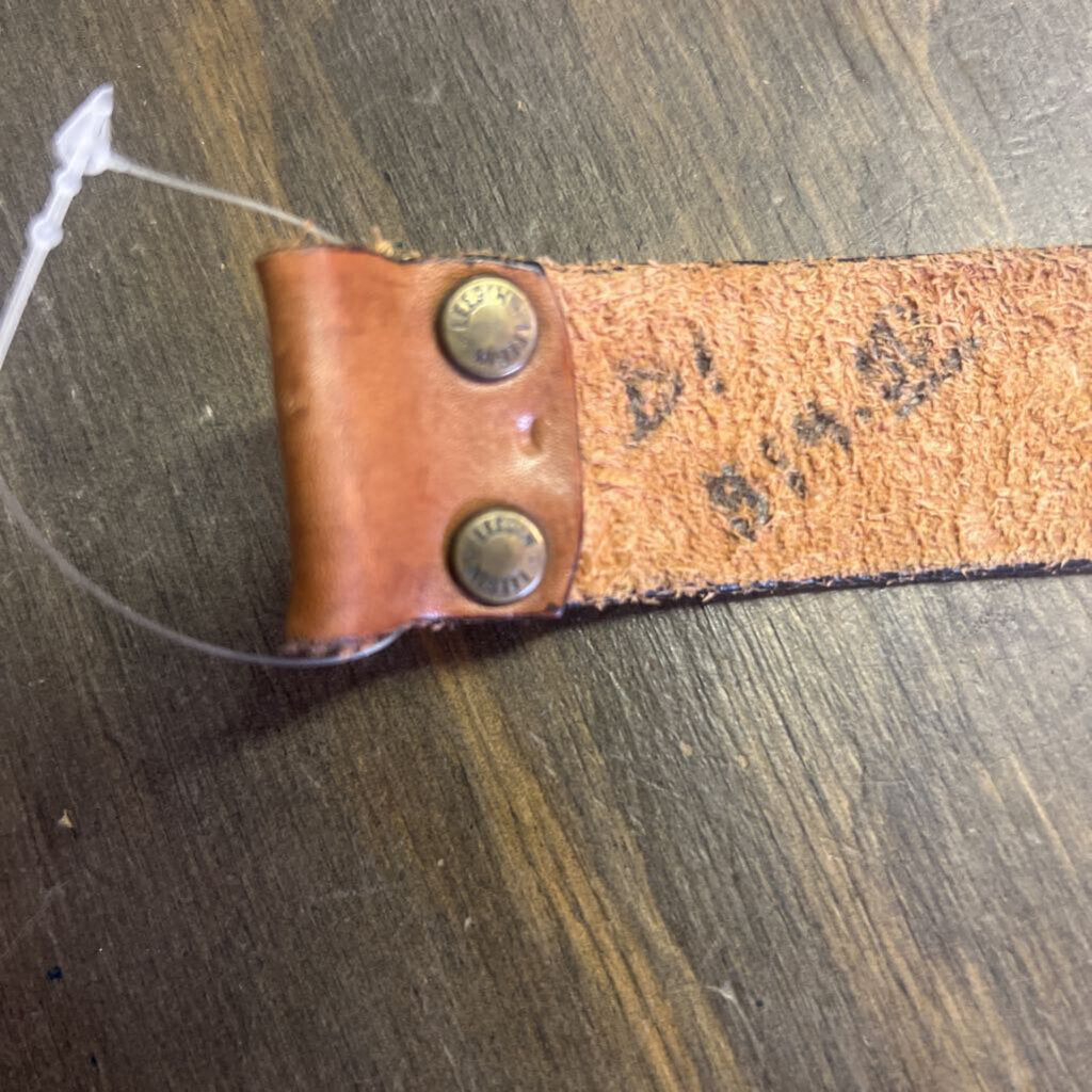 Leather belt- thin