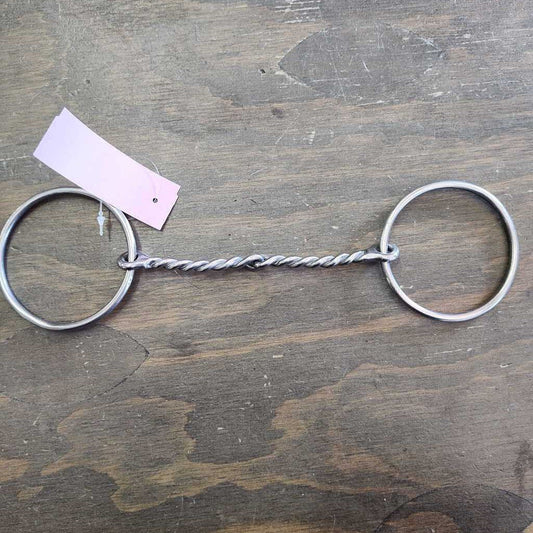 Thin twisted loose ring snaffle