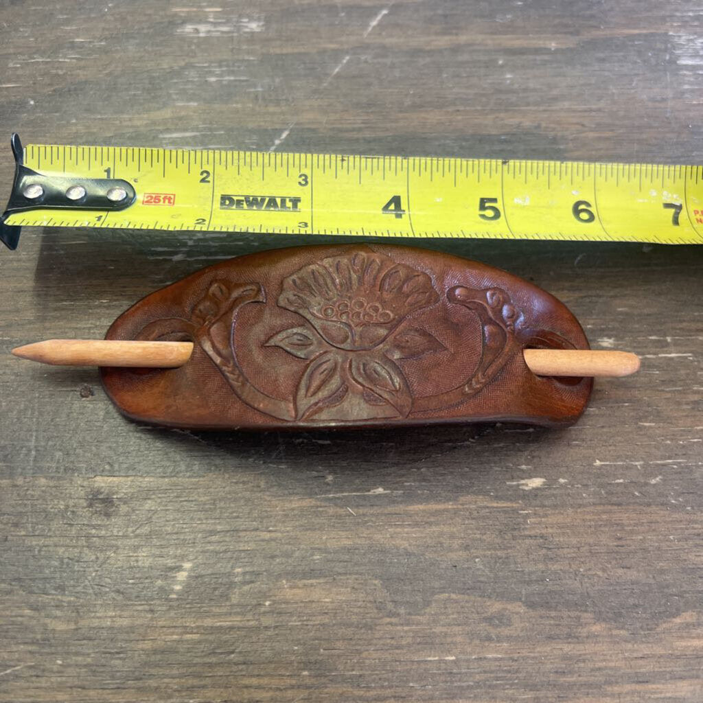 Leather Hair Pin